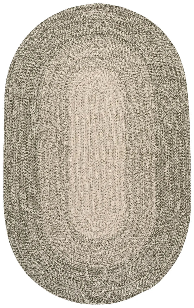 Safavieh Braided 5'-0" x 8'-0" Rug in Beige / Green