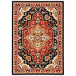 Oriental Weavers Sphinx Lilihan 4929A Black/ Red Rugs - main flat
