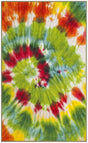 Safavieh Paint Brush 3'-3" x 5'-3" Rug in Green / Orange