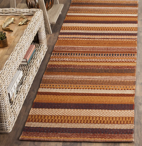 Safavieh Kilim 2'-3" x 8'-0" Rug in Rust