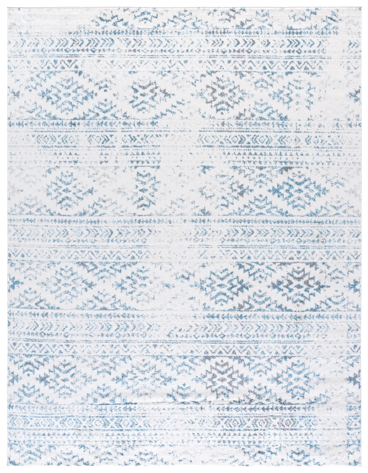 Safavieh Tulum 10'-0" x 13'-0" Rug in Ivory / Turquoise