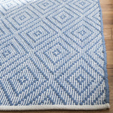 Safavieh Montauk 5'-0" x 8'-0" Rug in Blue / Ivory