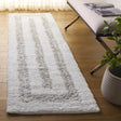 Safavieh Glory Shag 2'-3" x 8'-0" Rug in Ivory / Beige