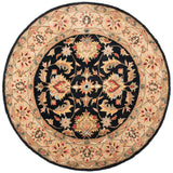Safavieh Heritage 6'-0" x 6'-0" Rug in Black / Beige