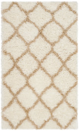 Safavieh Indie Shag 3'-0" x 5'-0" Rug in Ivory / Light Beige