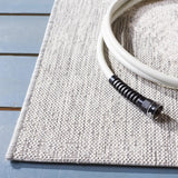Safavieh Courtyard 4'-0" x 5'-7" Rug in Beige / Grey