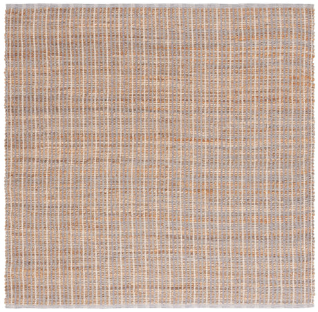 Safavieh Natural Fiber 6'-0" x 6'-0" Rug in Natural / Grey