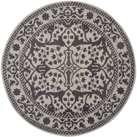 Safavieh Restoration Vintage 6'-0" x 6'-0" Rug in Silver / Grey