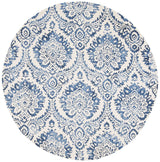 Safavieh Dip Dye 7'-0" x 7'-0" Rug in Blue / Ivory