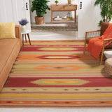 Safavieh Kilim 10'-0" x 14'-0" Rug in Brown / Multi