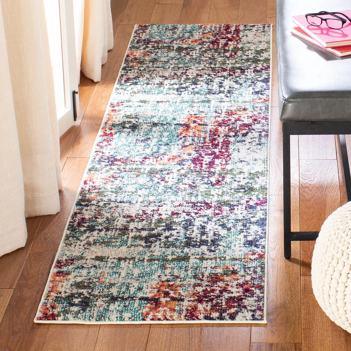 Safavieh Madison 2'-0" x 8'-0" Rug in Blue / Green