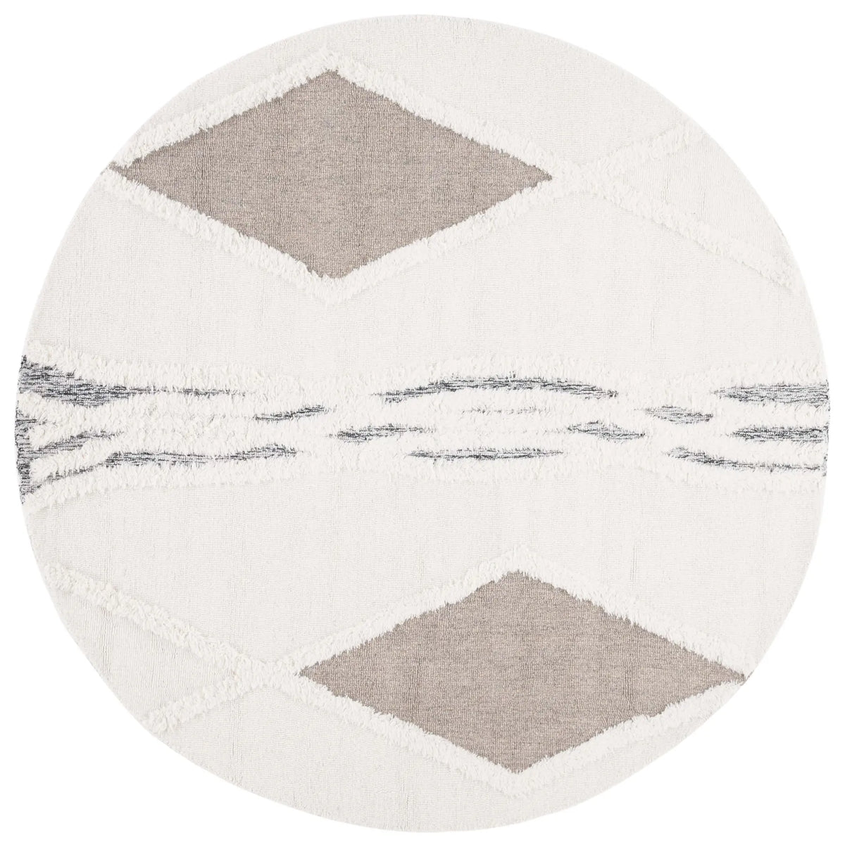 Safavieh Casablanca 6'-0" x 6'-0" Rug in Ivory / Brown