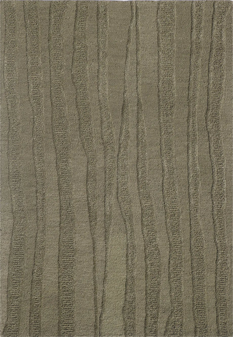Dynamic Rugs Drift 18750 Handmade Modern Green Rug - Rectangular