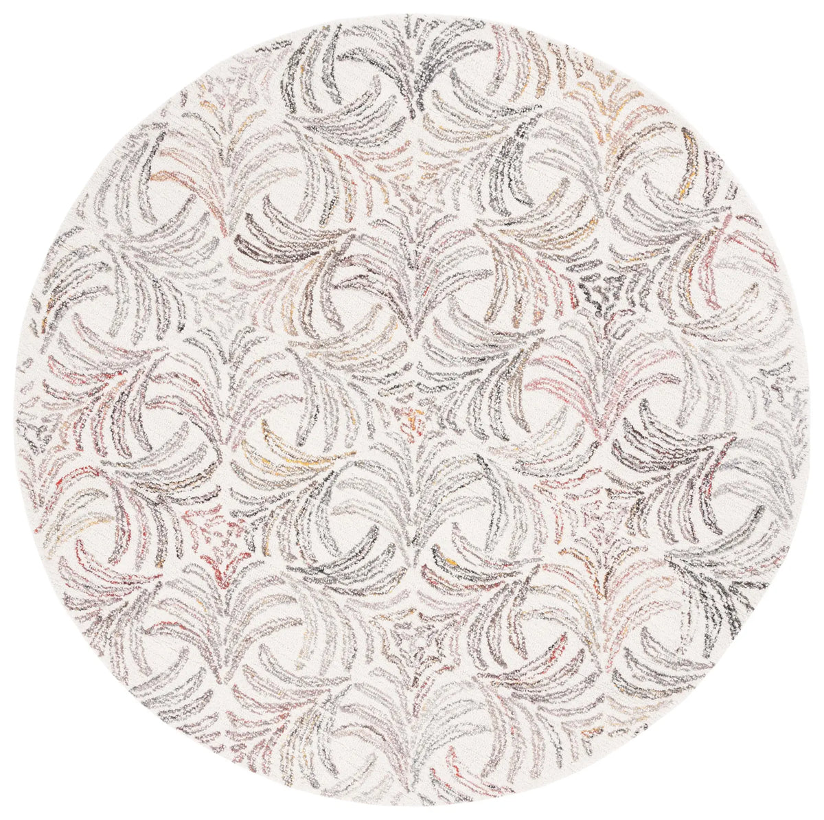 Safavieh Jardin 6'-0" x 6'-0" Rug in Ivory / Red