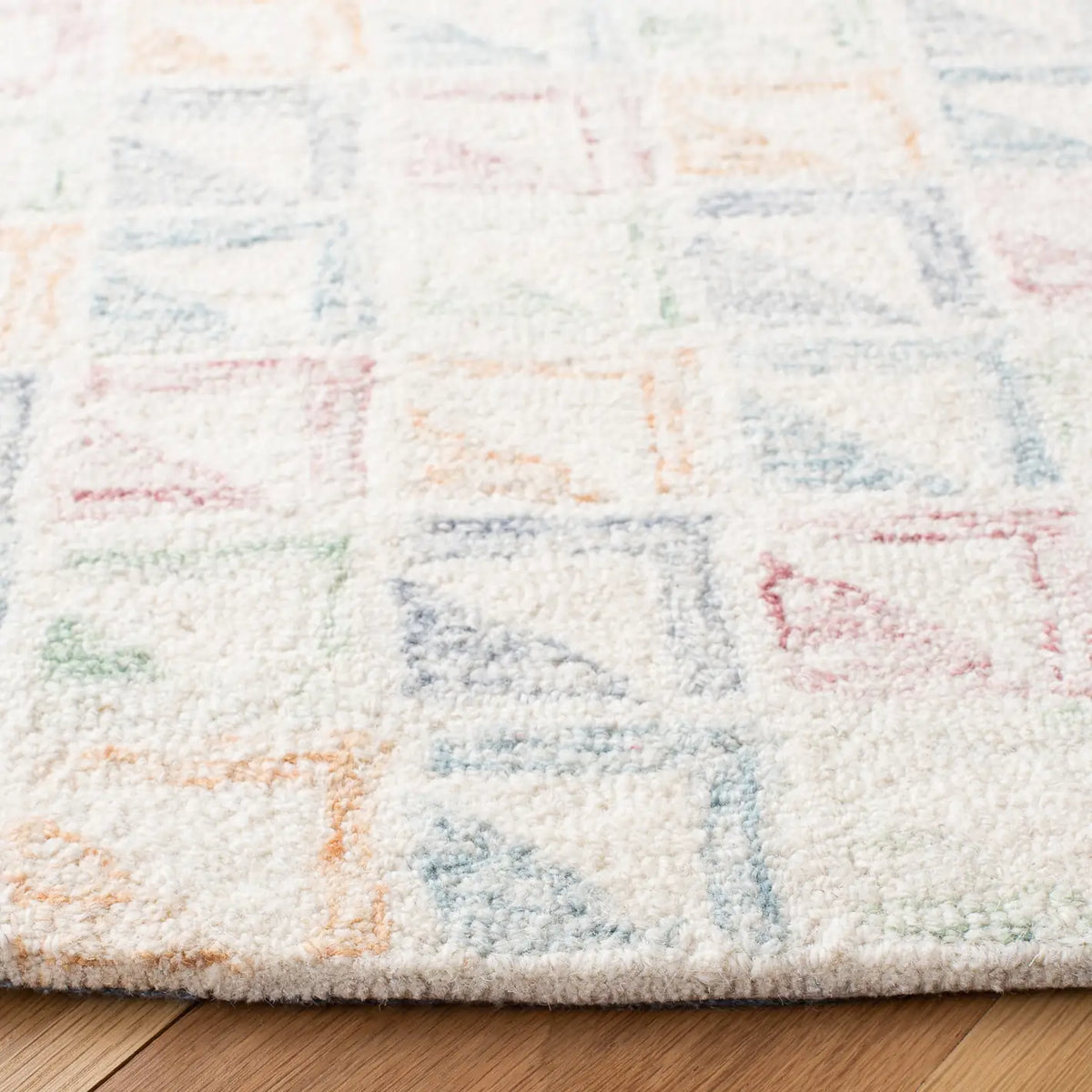 Safavieh Rodeo Drive 6'-0" x 6'-0" Rug in Ivory / Blue