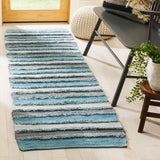 Safavieh Montauk 2'-3" x 8'-0" Rug in Aqua / Multi