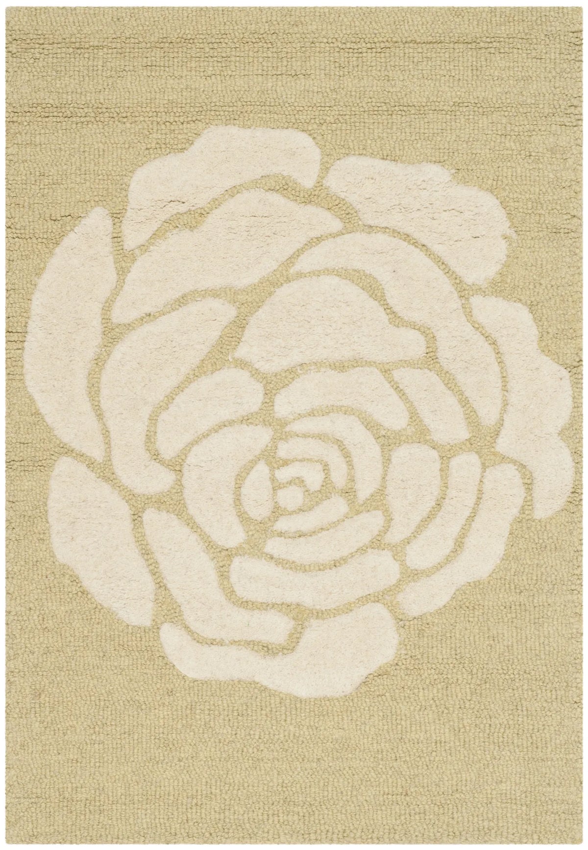 Safavieh Cambridge 2'-0" x 3'-0" Rug in Light Gold / Ivory