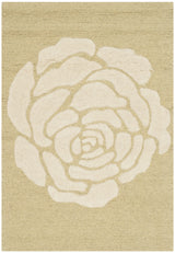 Safavieh Cambridge 2'-0" x 3'-0" Rug in Light Gold / Ivory