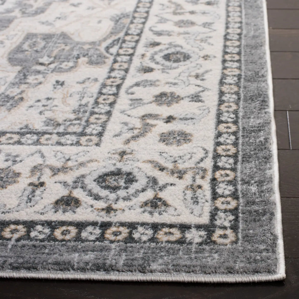Safavieh Isabella 4'-0" x 6'-0" Rug in Grey / Cream