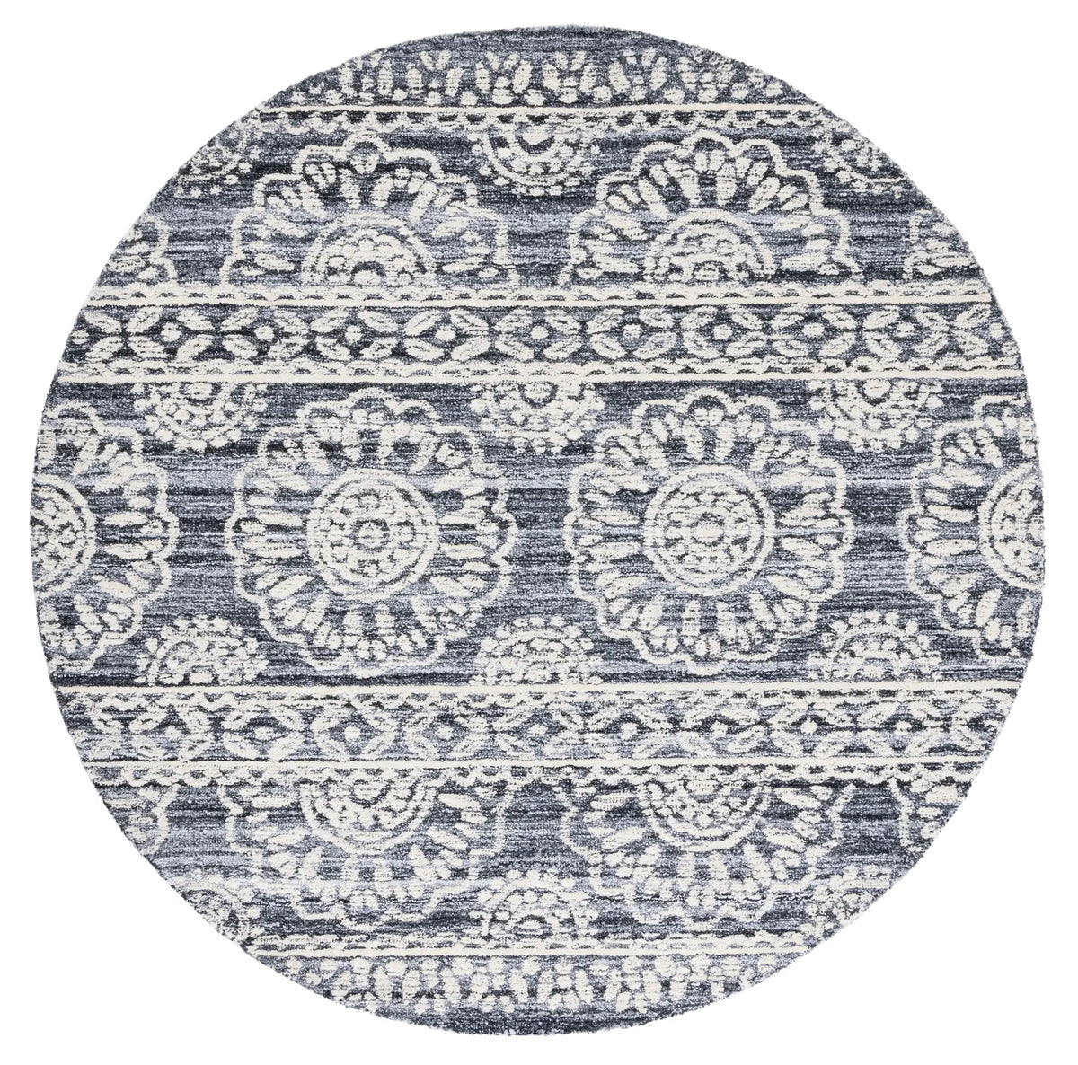 Safavieh Metro 6'-0" x 6'-0" Rug in Grey / Ivory