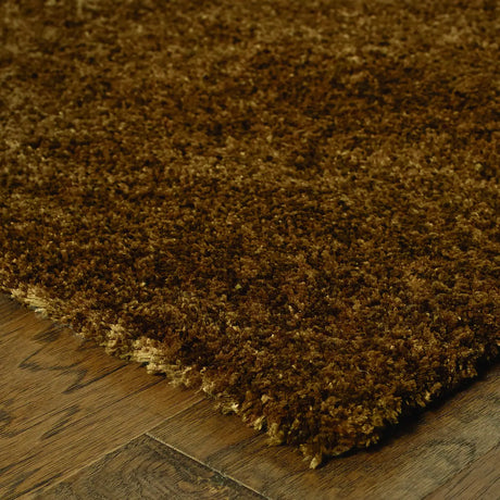 Oriental Weavers Sphinx Heavenly 73404 Brown / Brown Rugs - corner detail