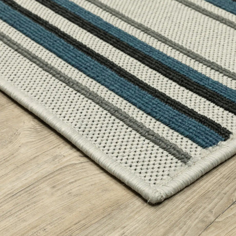 Oriental Weavers Torrey 5571Y Beige/ Blue Rug - corner detail