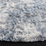 Safavieh Berber Shag 200 10'-0" x 10'-0" Rug in Ivory / Grey