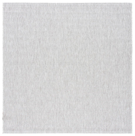 Safavieh Courtyard 6'-7" x 6'-7" Rug in Ivory / Grey