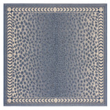 Safavieh Courtyard 6'-7" x 6'-7" Rug in Navy / Beige