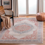 Safavieh Kenitra 600 4'-0" x 6'-0" Rug in Ivory / Red