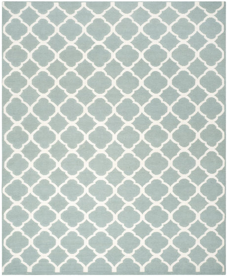 Safavieh Dhurries 10'-0" x 14'-0" Rug in Blue / Ivory