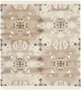 Safavieh Natural Kilim 5'-0" x 5'-0" Rug in Grey / Multi