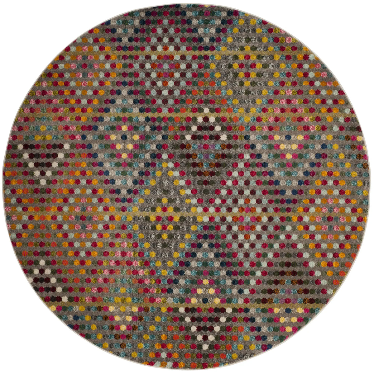 Safavieh Monaco 6'-7" x 6'-7" Rug in Multi / Beige