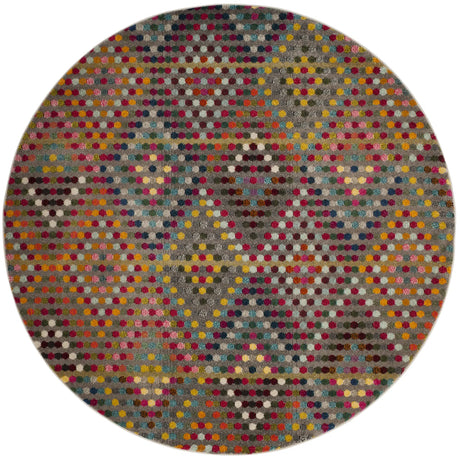 Safavieh Monaco 6'-7" x 6'-7" Rug in Multi / Beige