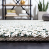 Safavieh Berber 4'-0" x 6'-0" Rug in Ivory / Green