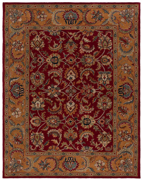 Safavieh Classic 9'-6" x 13'-6" Rug in Red / Gold