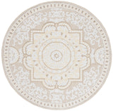 Safavieh Abstract 6'-0" x 6'-0" Rug in Ivory / Beige