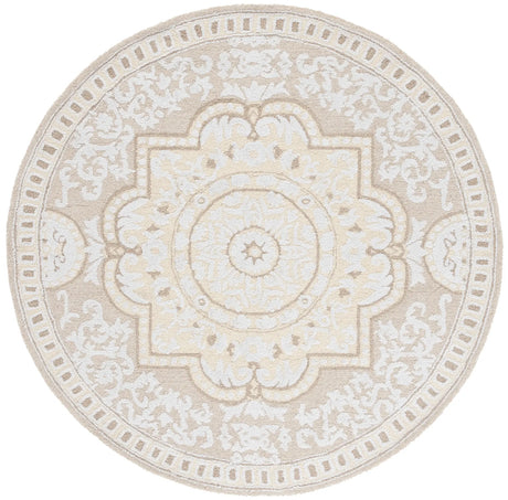 Safavieh Abstract 6'-0" x 6'-0" Rug in Ivory / Beige