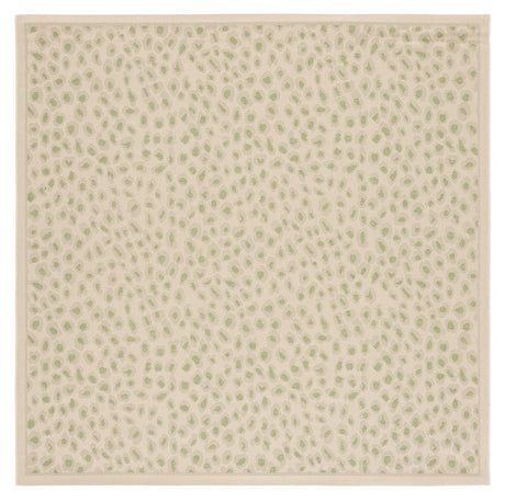 Safavieh Courtyard 6'-7" x 6'-7" Rug in Beige / Green