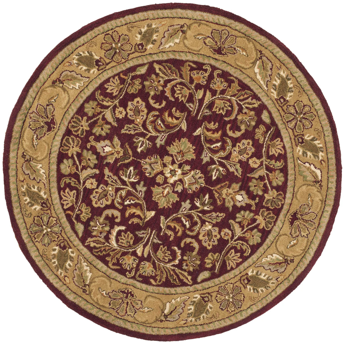 Safavieh Heritage 6'-0" x 6'-0" Rug in Red / Gold