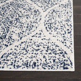 Safavieh Madison 4'-0" x 6'-0" Rug in Cream / Royal Blue