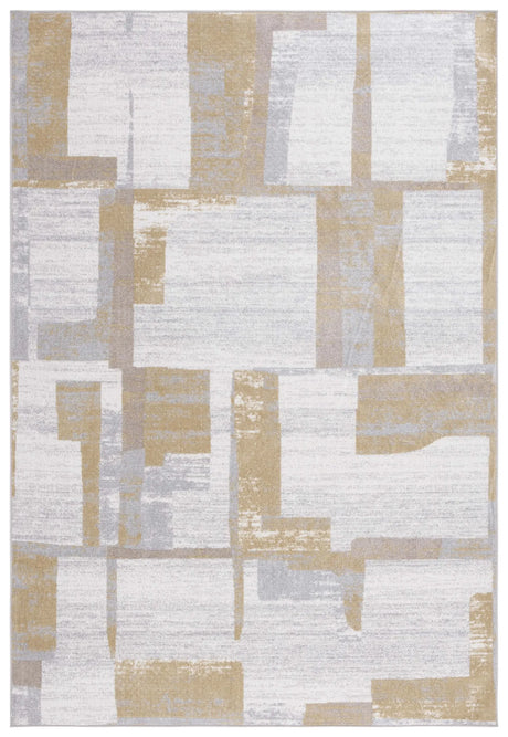 Safavieh Bayside 4'-0" x 6'-0" Rug in Ivory / Grey Gold