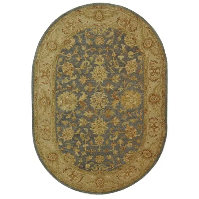 Safavieh Antiquity 4'-6" x 6'-6" Rug in Blue / Beige