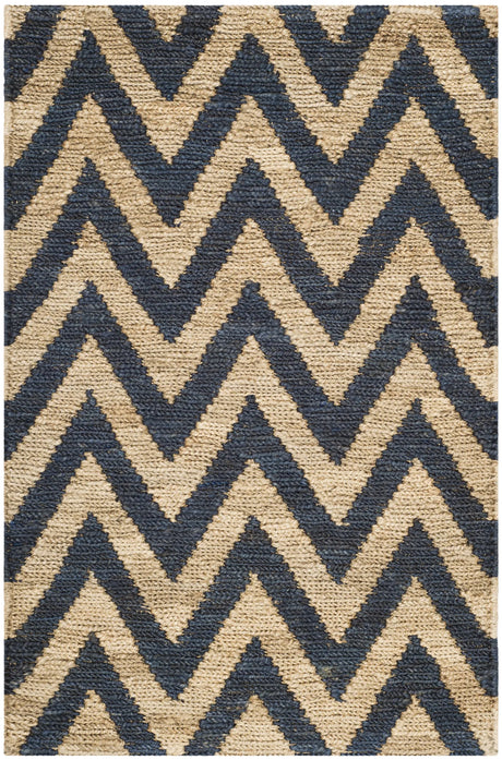 Safavieh Organic 2'-6" x 4'-0" Rug in Blue / Natural