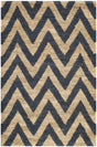 Safavieh Organic 2'-6" x 4'-0" Rug in Blue / Natural