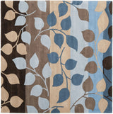 Safavieh Soho 6'-0" x 6'-0" Rug in Brown / Blue