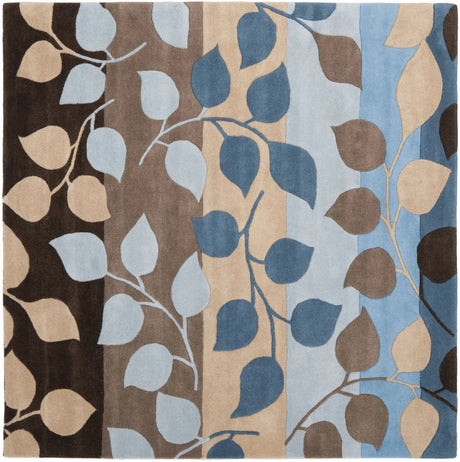 Safavieh Soho 6'-0" x 6'-0" Rug in Brown / Blue