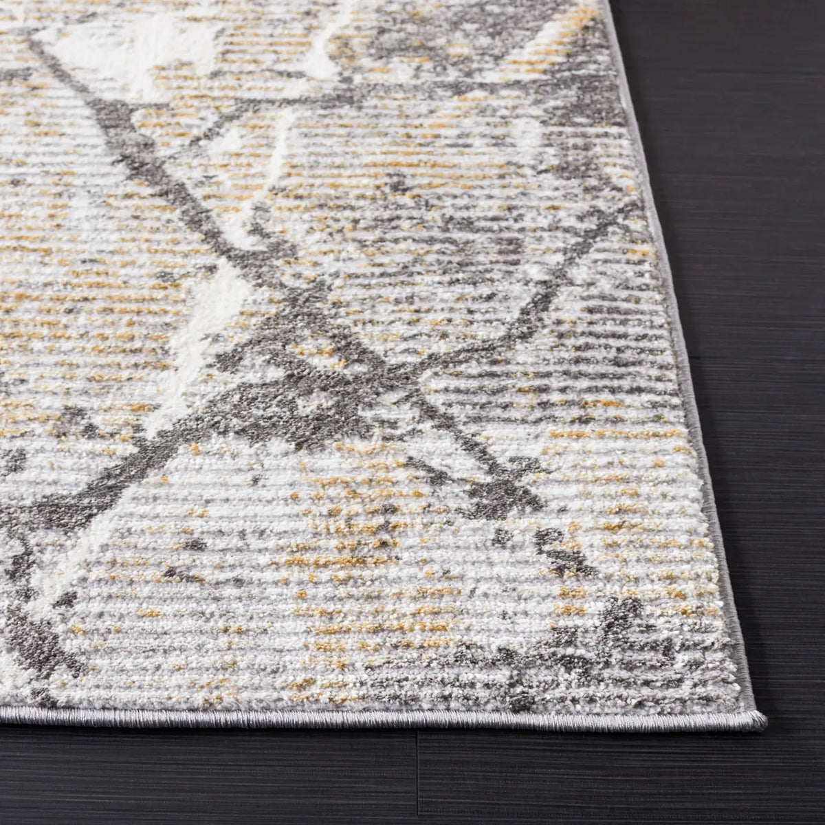 Safavieh Meadow 500 4'-0" x 6'-0" Rug in Light Grey / Dark Grey