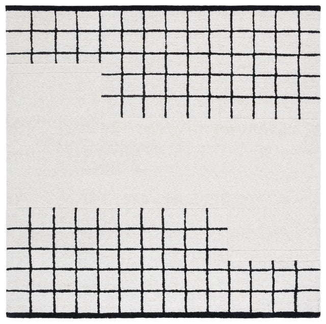 Safavieh Genre 6'-0" x 6'-0" Rug in Ivory / Black