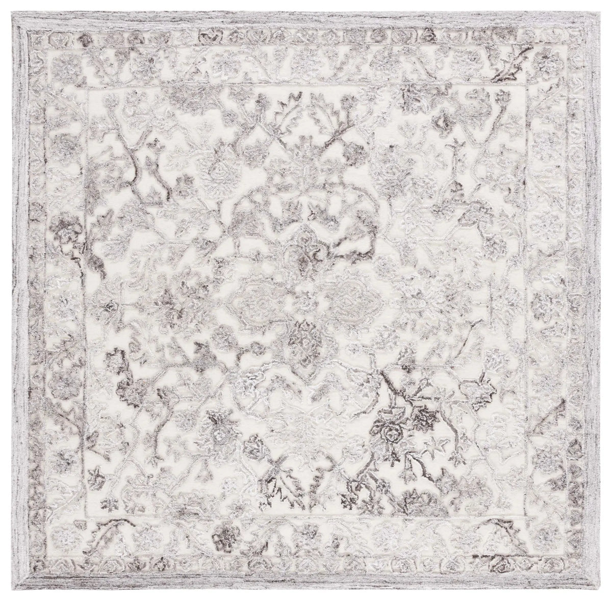 Safavieh Trace 6'-0" x 6'-0" Rug in Brown / Ivory